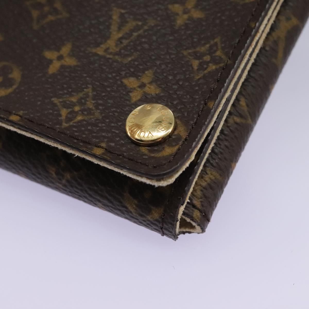 Louis Vuitton Jewelry Case Brown Canvas Wallet (Pre-Owned) Size ONE SIZE - 8 Thumbnail
