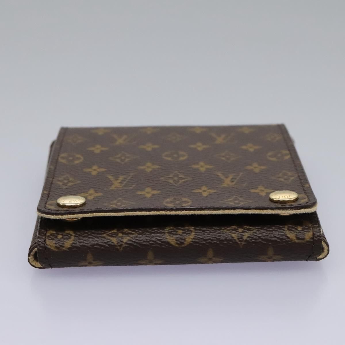Louis Vuitton Jewelry Case Brown Canvas Wallet (Pre-Owned) Size ONE SIZE - 6 Thumbnail