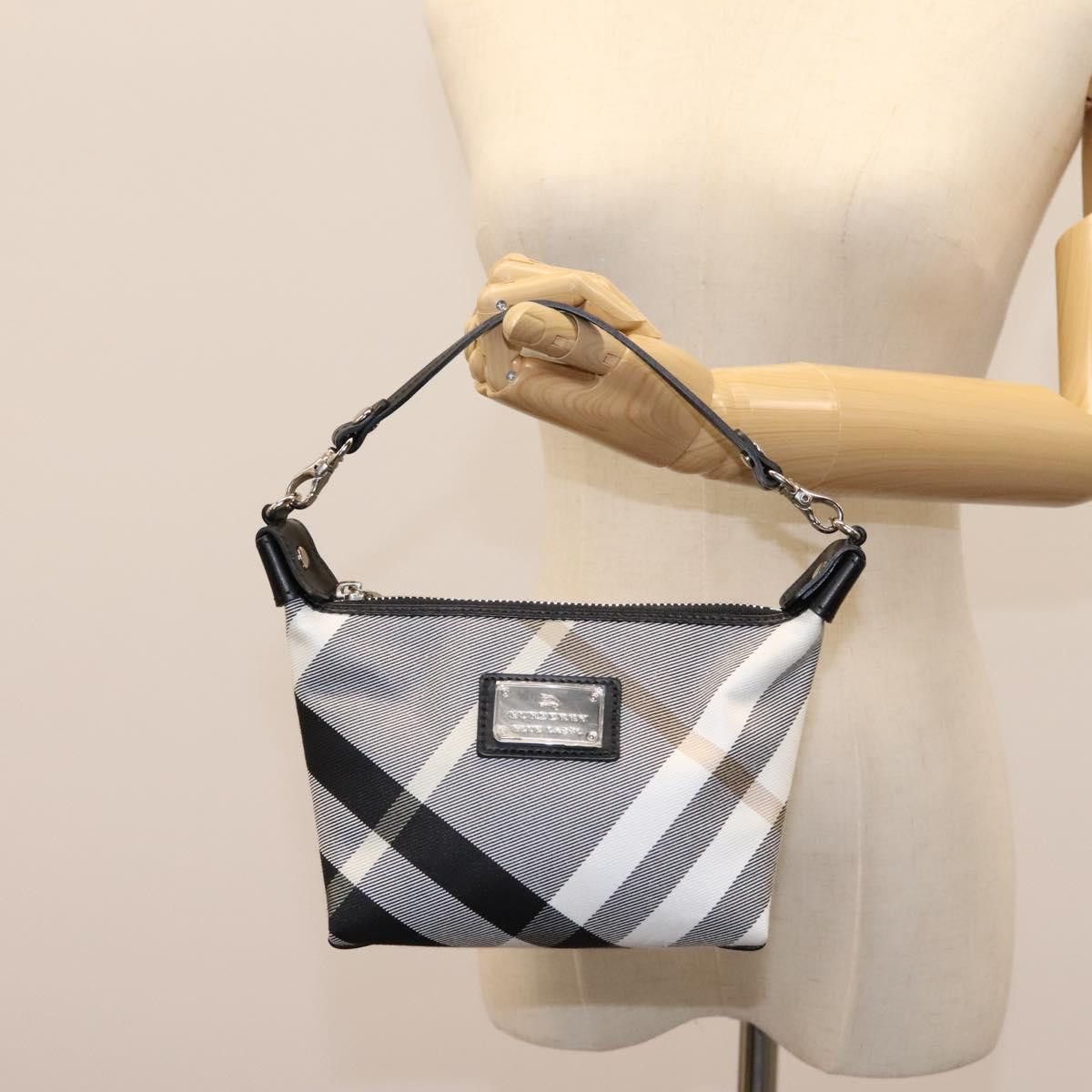 Burberry Nova Check Grey Canvas Clutch Bag (Pre-Owned) Size ONE SIZE - 12 Thumbnail