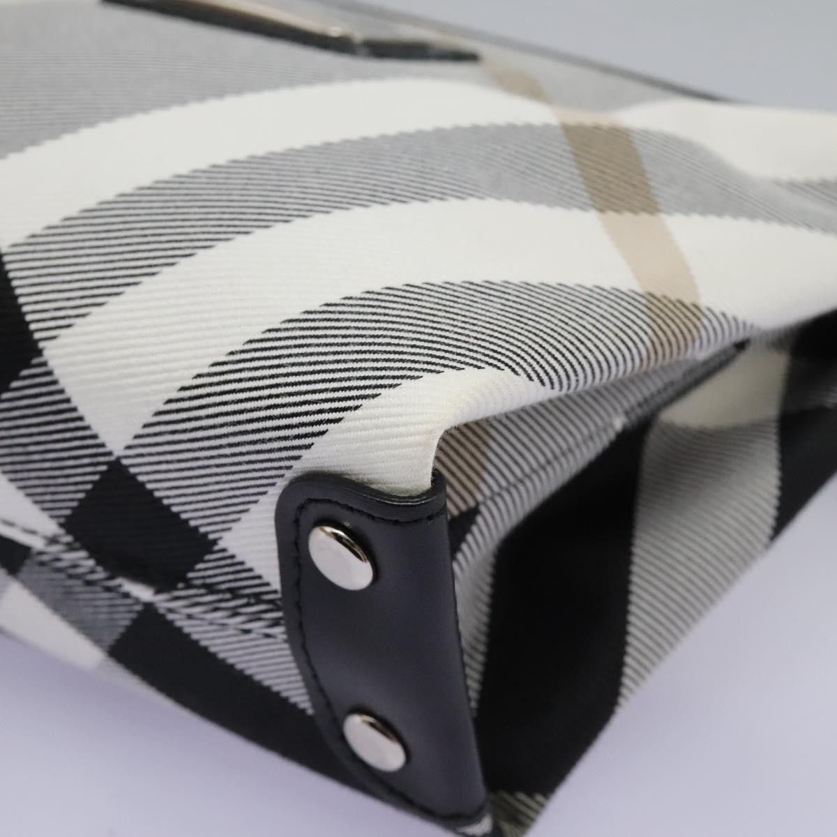 Burberry Nova Check Grey Canvas Clutch Bag (Pre-Owned) Size ONE SIZE - 18 Thumbnail