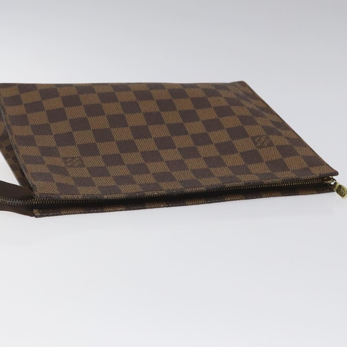 Louis Vuitton Poche Toilette Brown Canvas Clutch Bag (Pre-Owned) Size ONE SIZE - 10 Thumbnail
