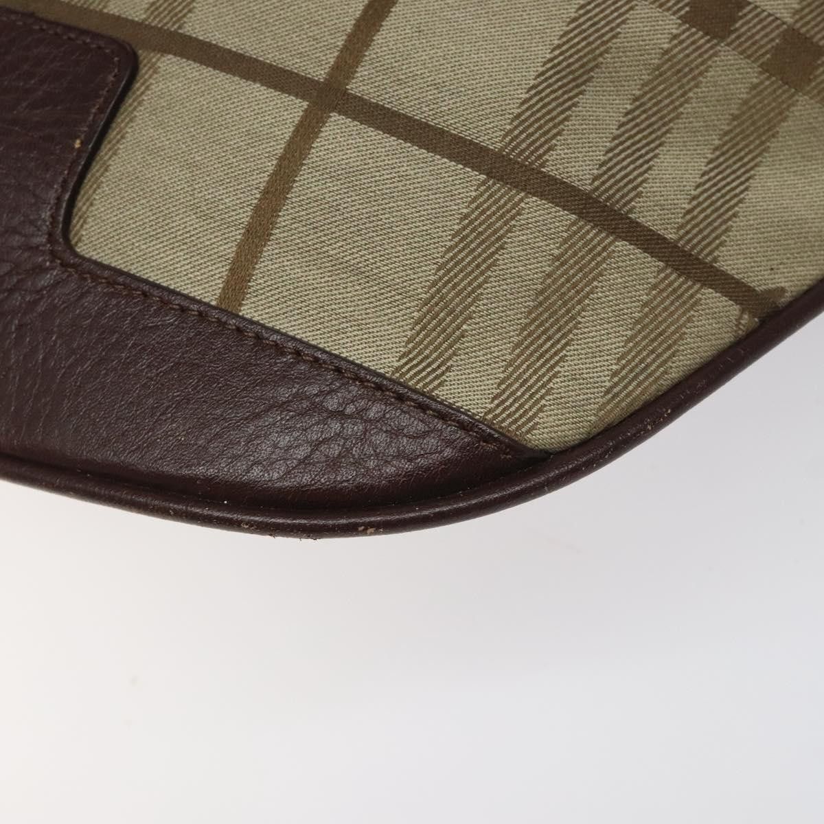 Burberry Nova Check Black Canvas Shoulder Bag (Pre-Owned) Size ONE SIZE - 7 Thumbnail