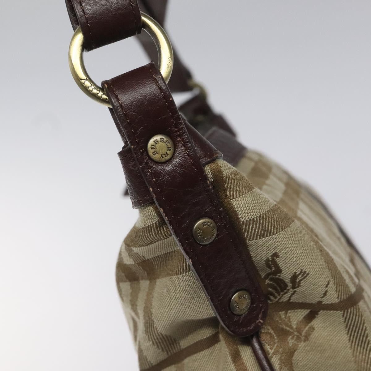 Burberry Nova Check Black Canvas Shoulder Bag (Pre-Owned) Size ONE SIZE - 8 Thumbnail