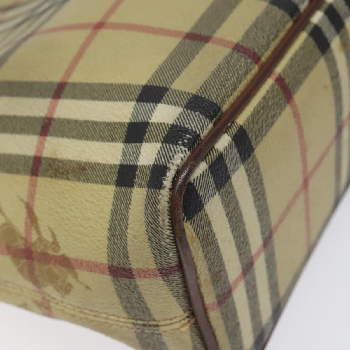 Burberry Nova Check Beige Canvas Tote Bag (Pre-Owned) Size ONE SIZE - 8 Thumbnail