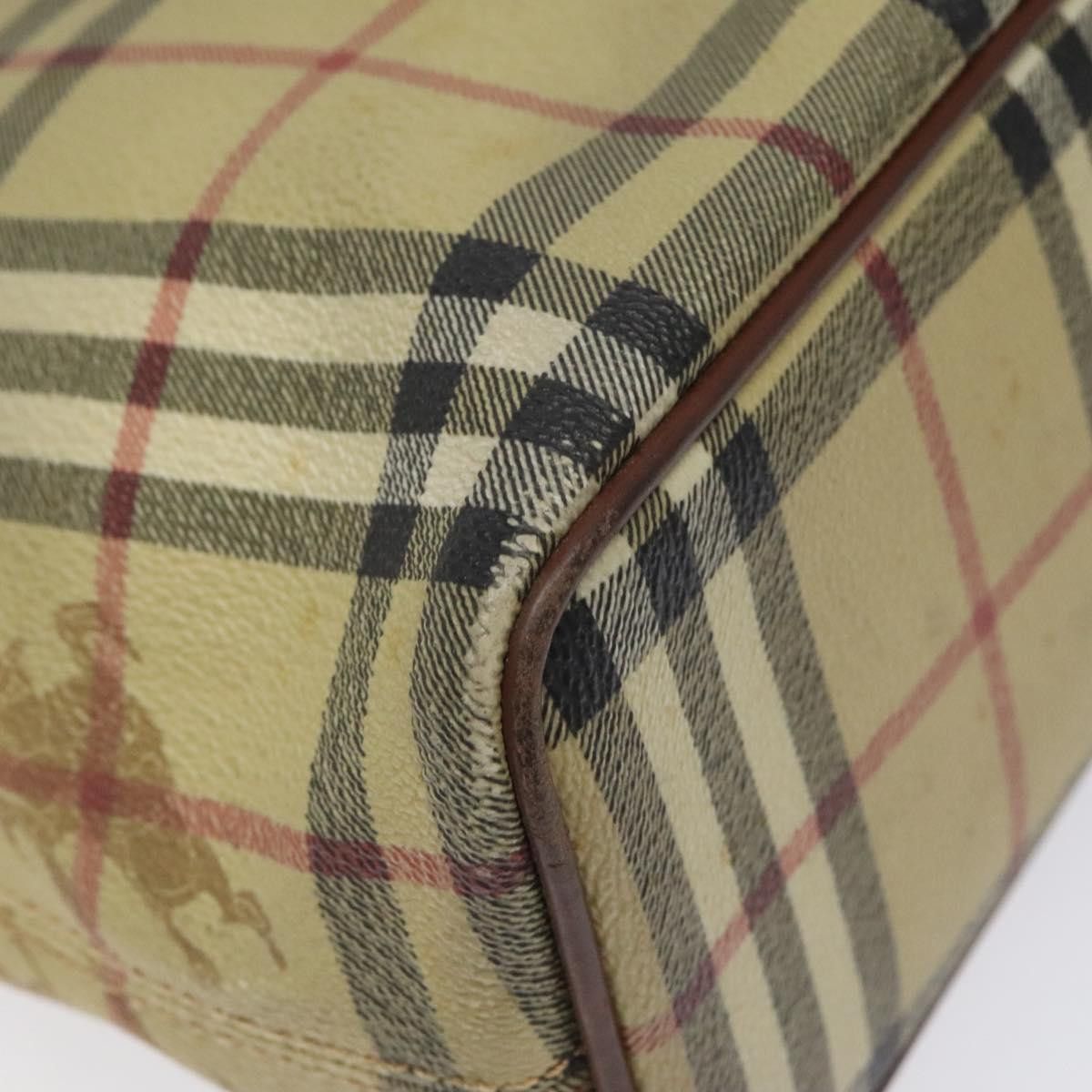 Burberry Nova Check Beige Canvas Tote Bag (Pre-Owned) Size ONE SIZE - 10 Thumbnail