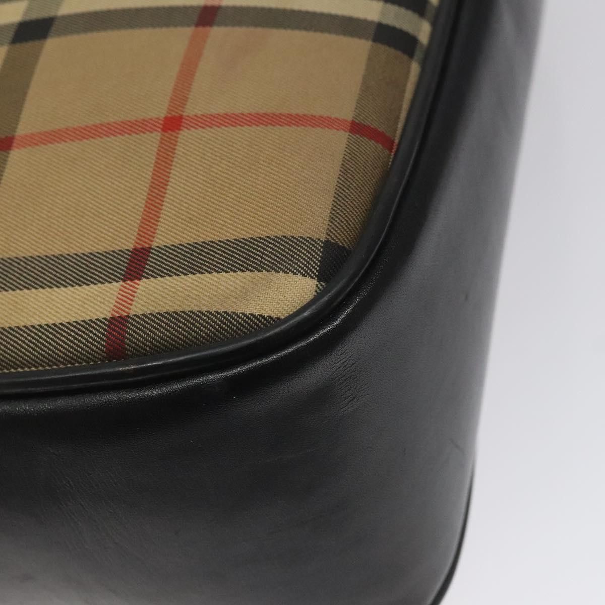 Burberry Nova Check Beige Canvas Handbag (Pre-Owned) Size ONE SIZE - 10 Thumbnail