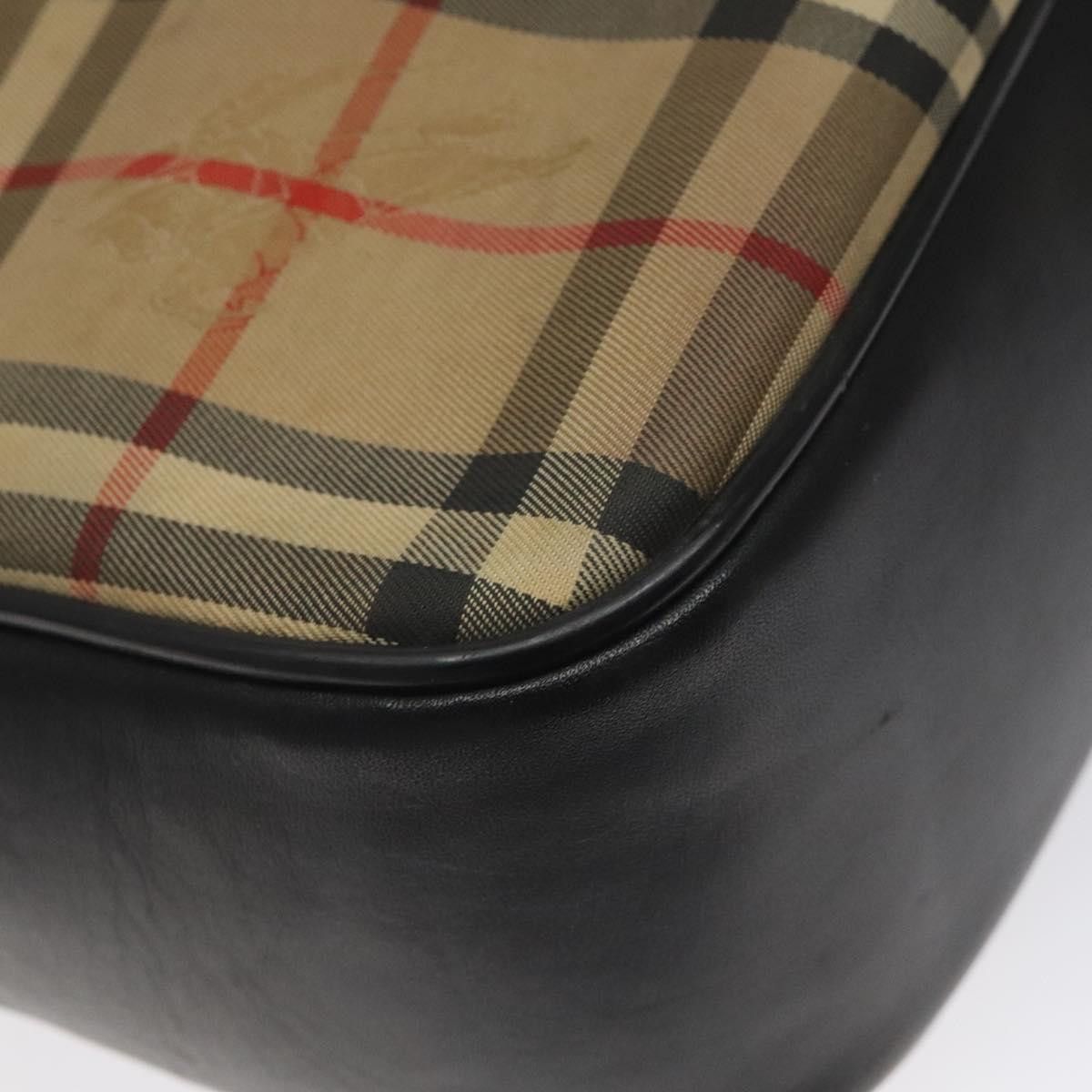Burberry Nova Check Beige Canvas Handbag (Pre-Owned) Size ONE SIZE - 8 Thumbnail