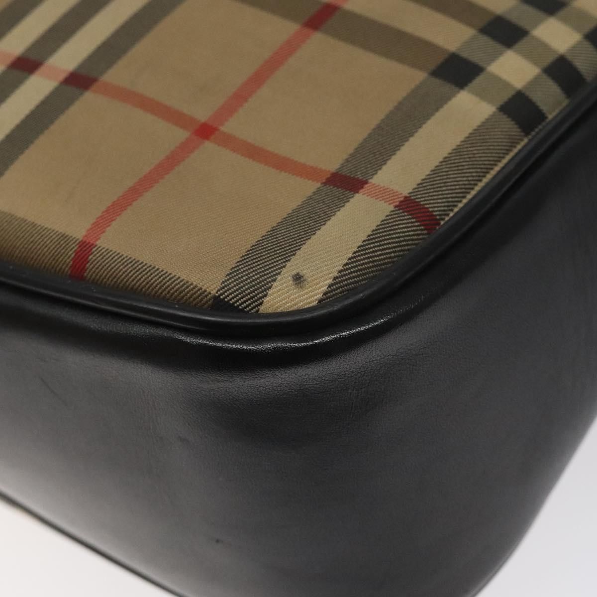 Burberry Nova Check Beige Canvas Handbag (Pre-Owned) Size ONE SIZE - 9 Thumbnail