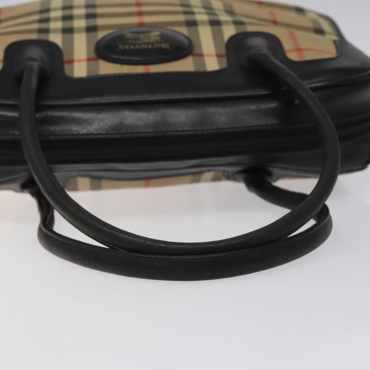 Burberry Nova Check Beige Canvas Handbag (Pre-Owned) Size ONE SIZE - 5 Thumbnail