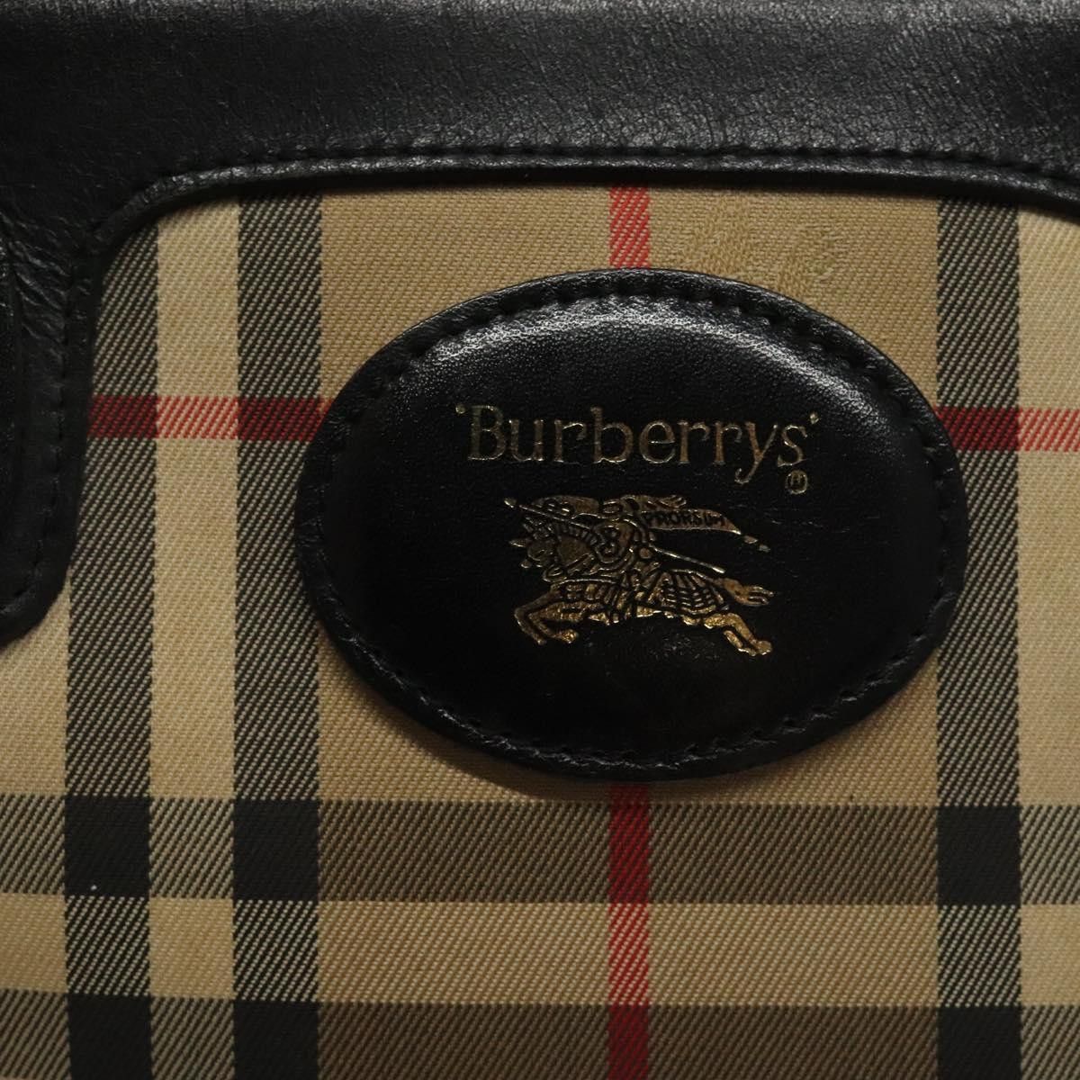 Burberry Nova Check Beige Canvas Handbag (Pre-Owned) Size ONE SIZE - 14 Thumbnail
