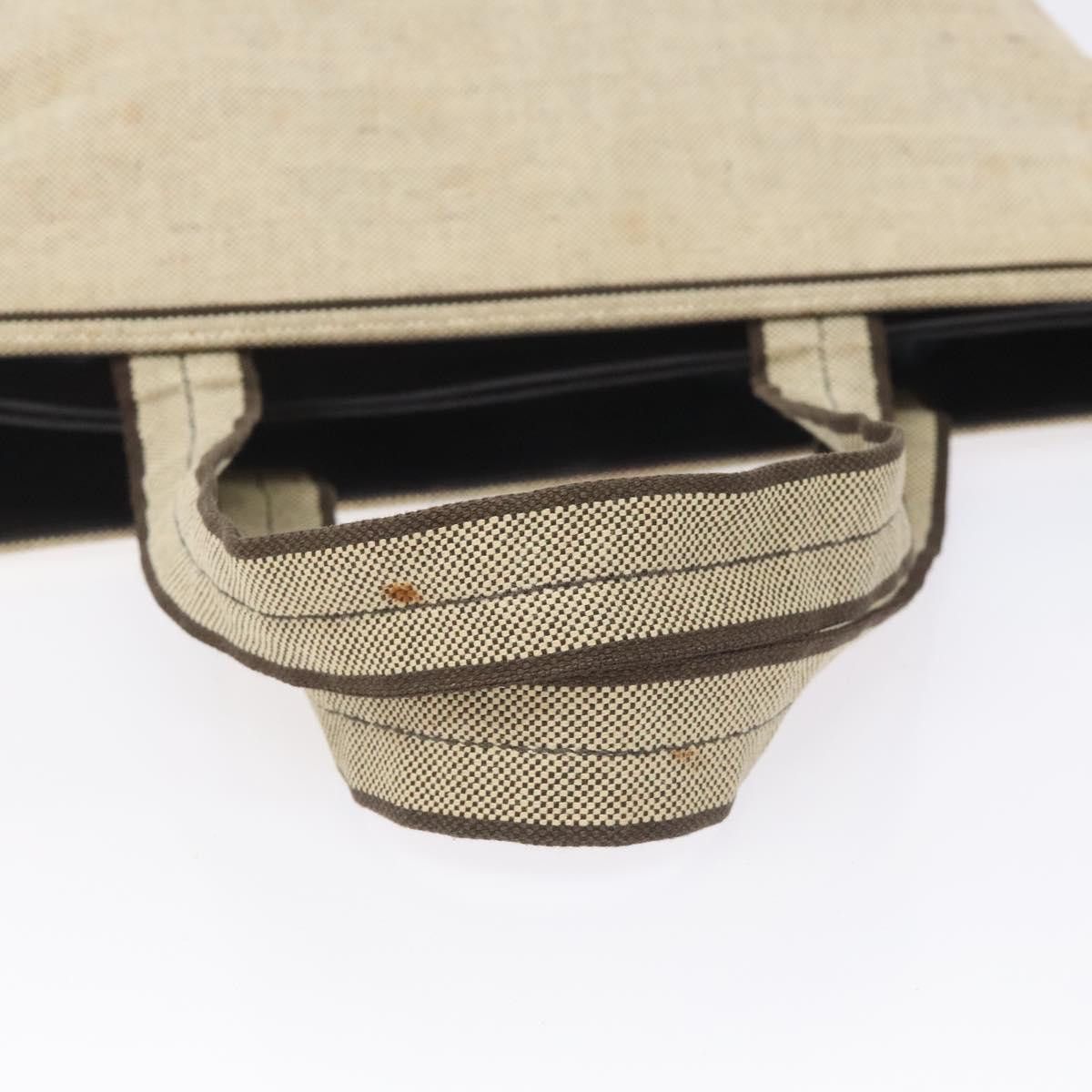Prada Beige Canvas Handbag (Pre-Owned) Size ONE SIZE - 10 Thumbnail