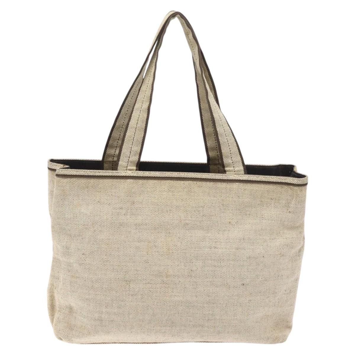 Prada Beige Canvas Handbag (Pre-Owned) Size ONE SIZE - 2 Thumbnail