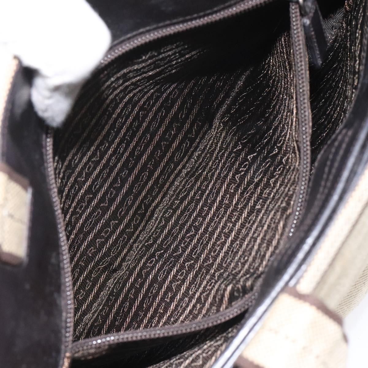 Prada Beige Canvas Handbag (Pre-Owned) Size ONE SIZE - 14 Thumbnail