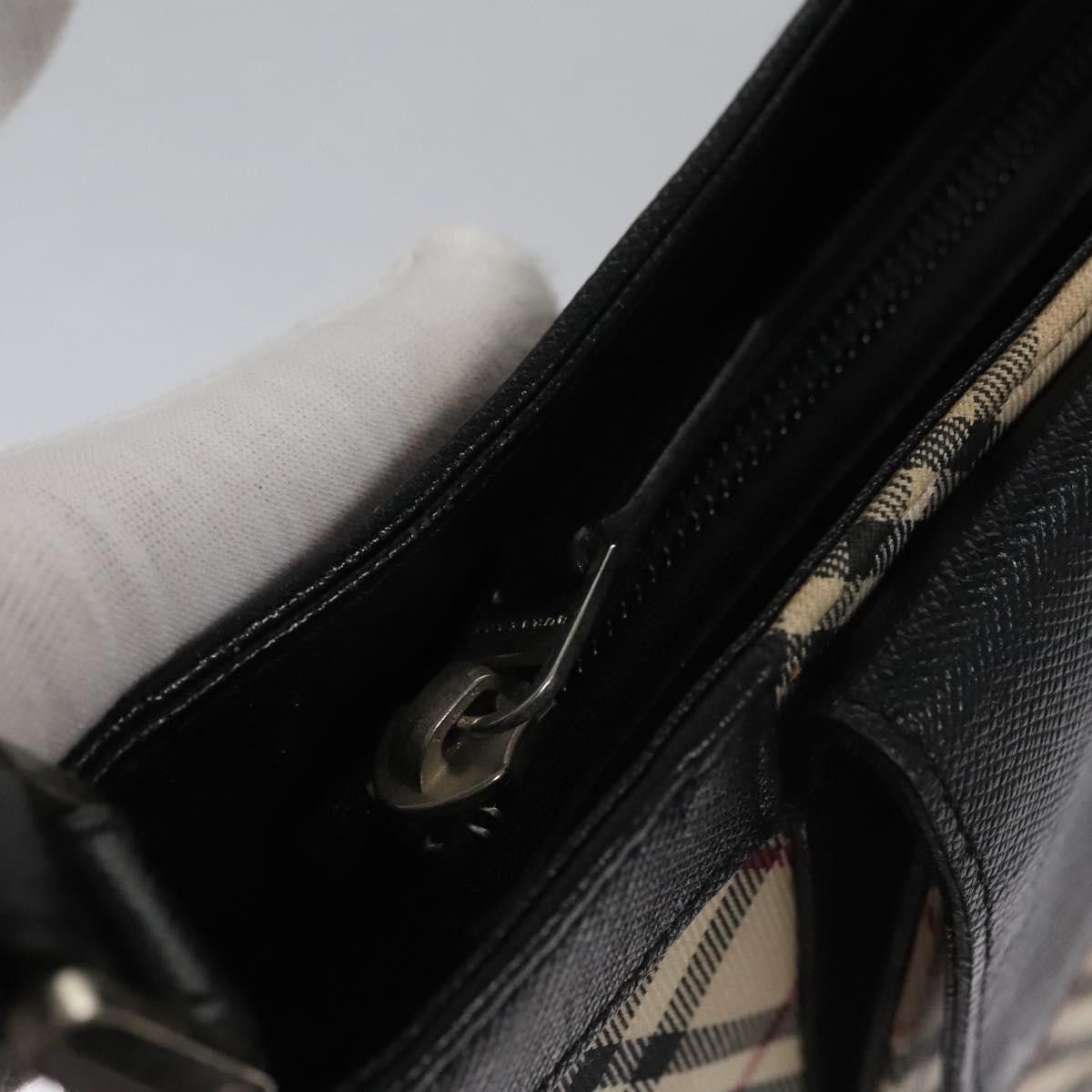 Burberry Nova Check Beige Canvas Shoulder Bag (Pre-Owned) Size ONE SIZE - 12 Thumbnail