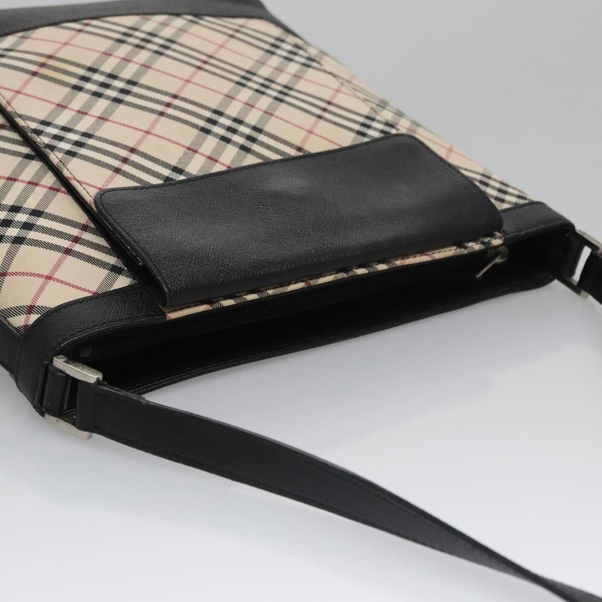 Burberry Nova Check Beige Canvas Shoulder Bag (Pre-Owned) Size ONE SIZE - 15 Thumbnail