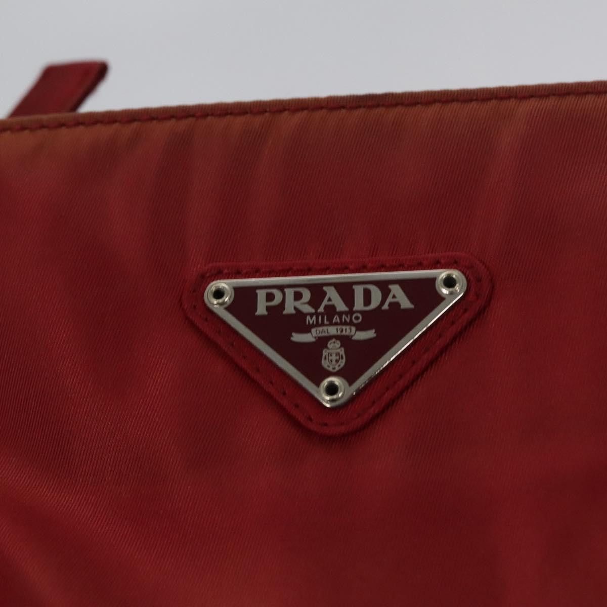 Prada Tessuto Red Synthetic Tote Bag (Pre-Owned) Size ONE SIZE - 13 Thumbnail