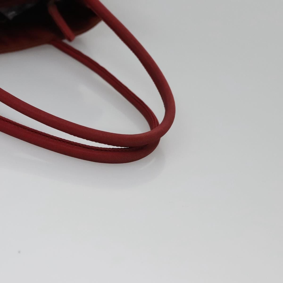 Prada Tessuto Red Synthetic Tote Bag (Pre-Owned) Size ONE SIZE - 5 Thumbnail