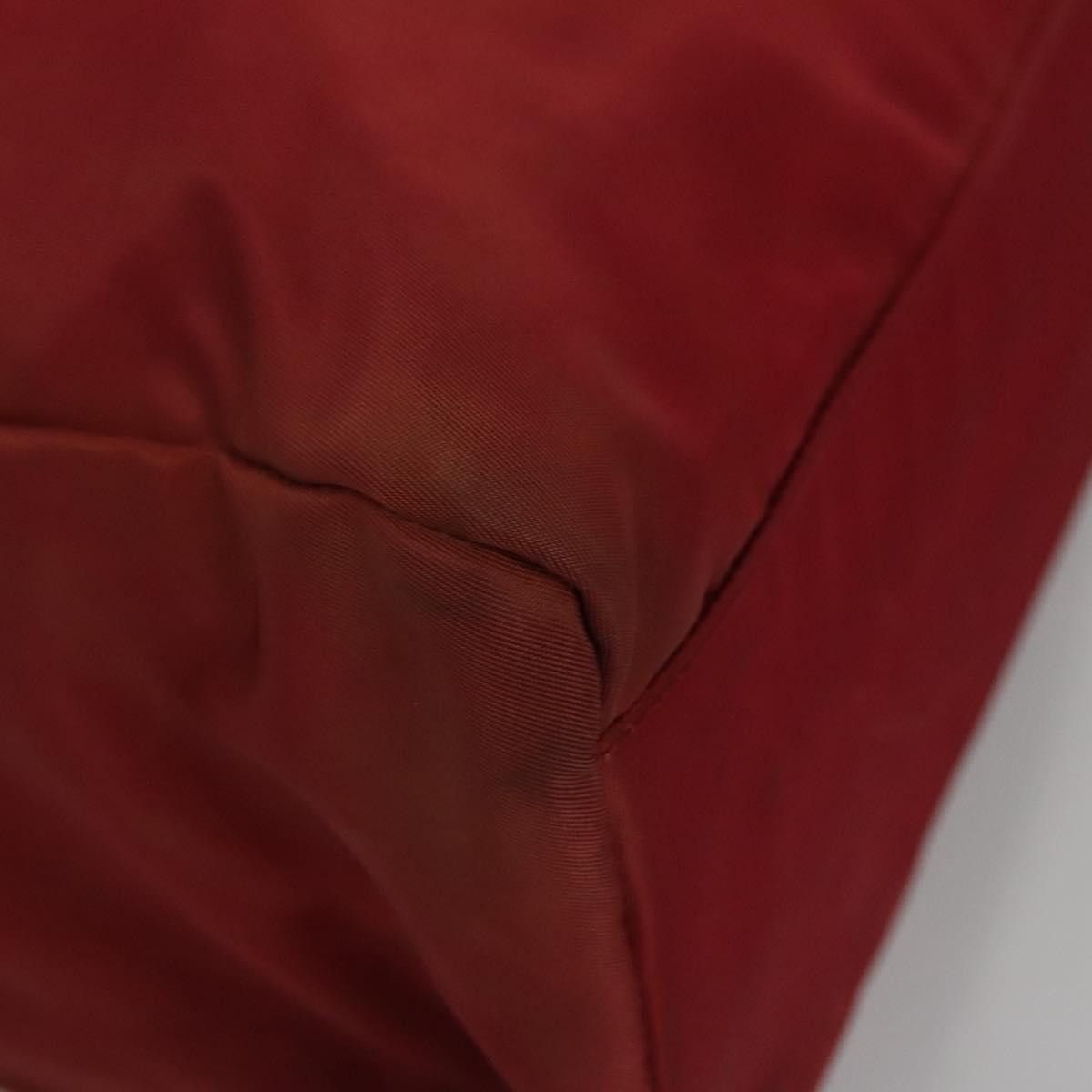 Prada Tessuto Red Synthetic Tote Bag (Pre-Owned) Size ONE SIZE - 7 Thumbnail
