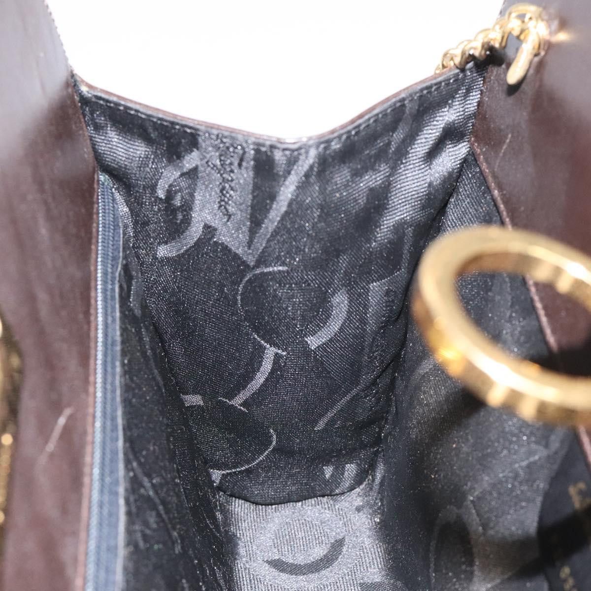 Salvatore Ferragamo Gancini Black Leather Shoulder Bag (Pre-Owned) Size ONE SIZE - 16 Thumbnail