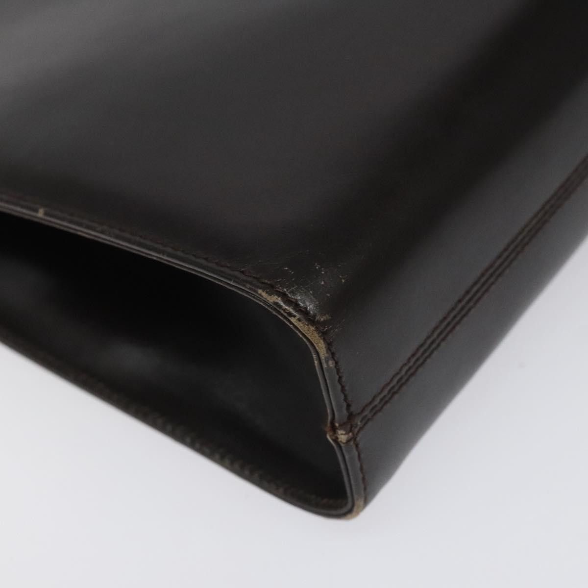 Salvatore Ferragamo Gancini Black Leather Shoulder Bag (Pre-Owned) Size ONE SIZE - 8 Thumbnail