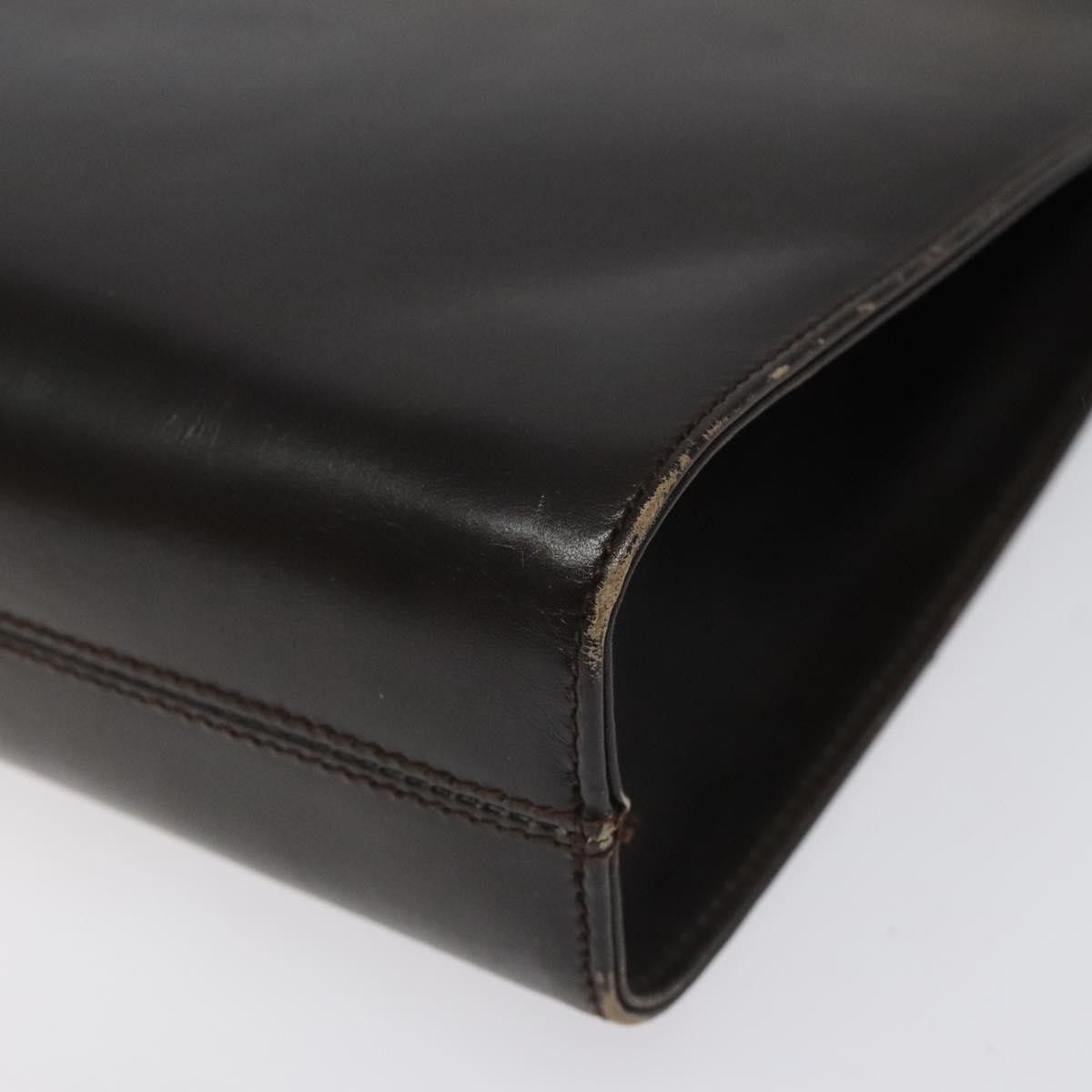 Salvatore Ferragamo Gancini Black Leather Shoulder Bag (Pre-Owned) Size ONE SIZE - 5 Thumbnail