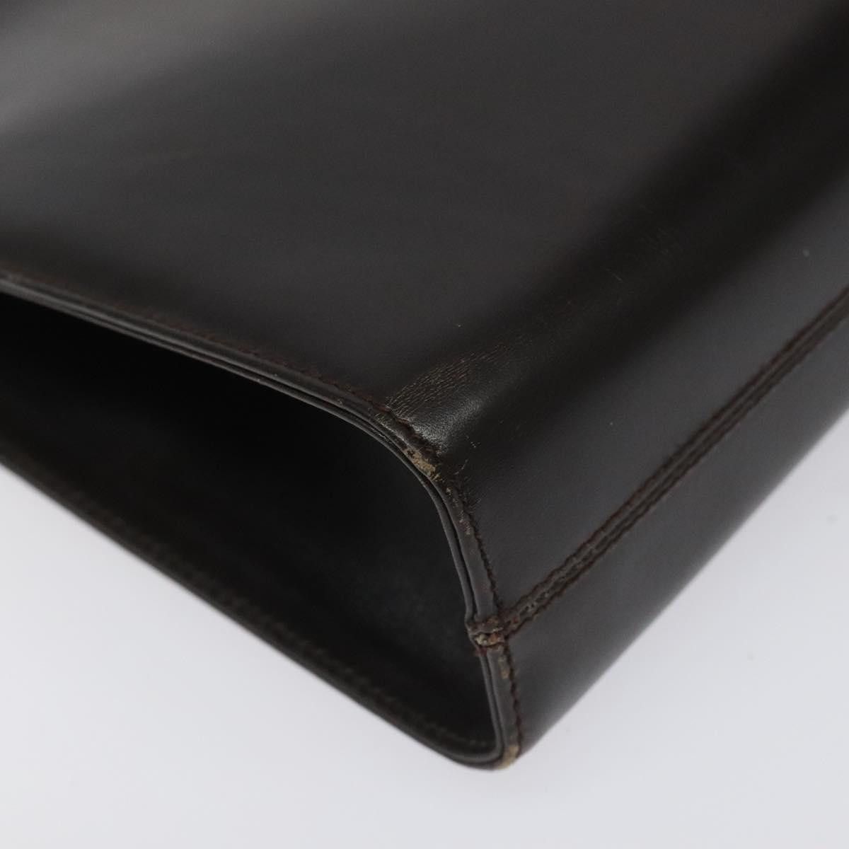 Salvatore Ferragamo Gancini Black Leather Shoulder Bag (Pre-Owned) Size ONE SIZE - 6 Thumbnail