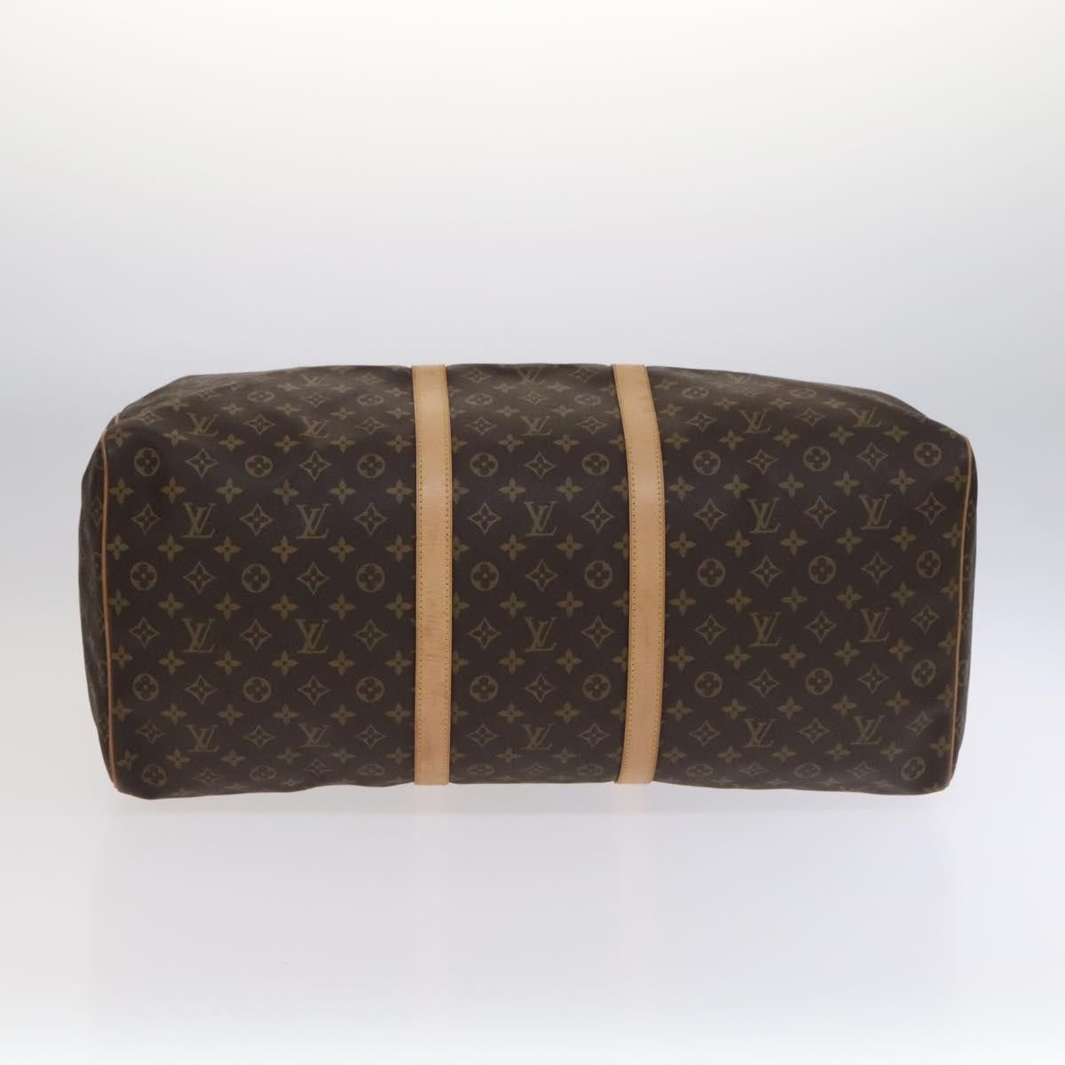 Louis Vuitton Keepall 60 Brown Canvas Travel Bag (Pre-Owned) Size ONE SIZE - 8 Thumbnail