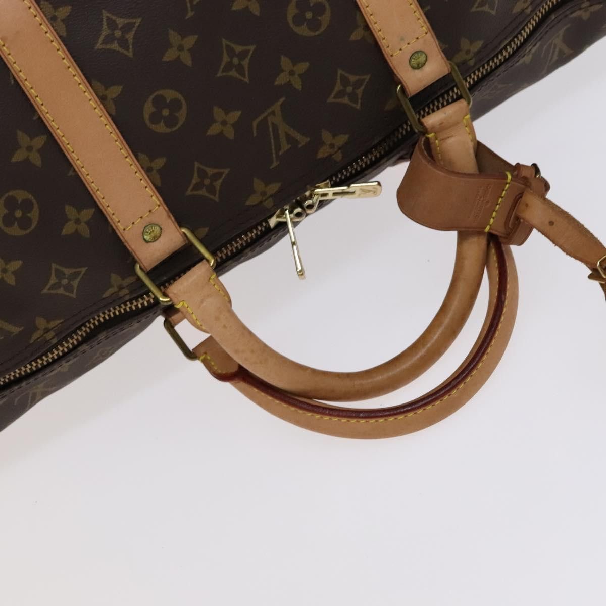 Louis Vuitton Keepall 60 Brown Canvas Travel Bag (Pre-Owned) Size ONE SIZE - 6 Thumbnail
