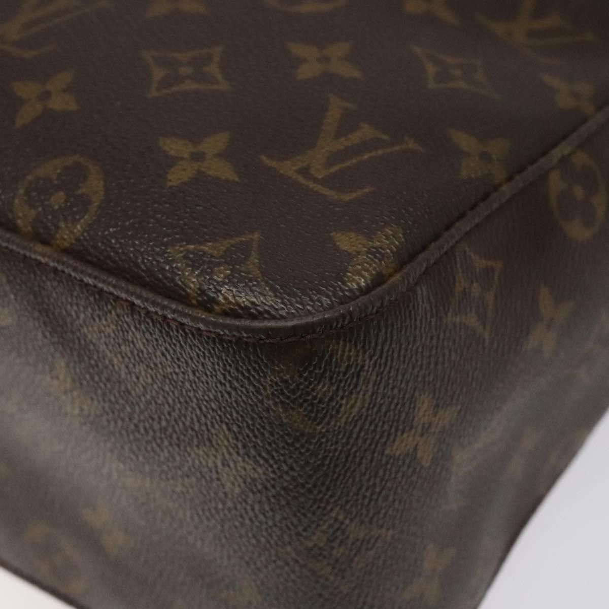 Louis Vuitton Looping Gm Brown Canvas Shoulder Bag (Pre-Owned) Size ONE SIZE - 8 Thumbnail
