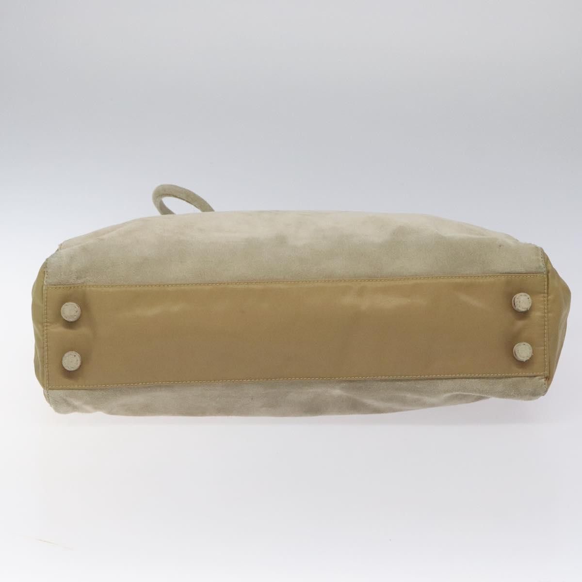 Prada Beige Suede Tote Bag (Pre-Owned) Size ONE SIZE - 16 Thumbnail