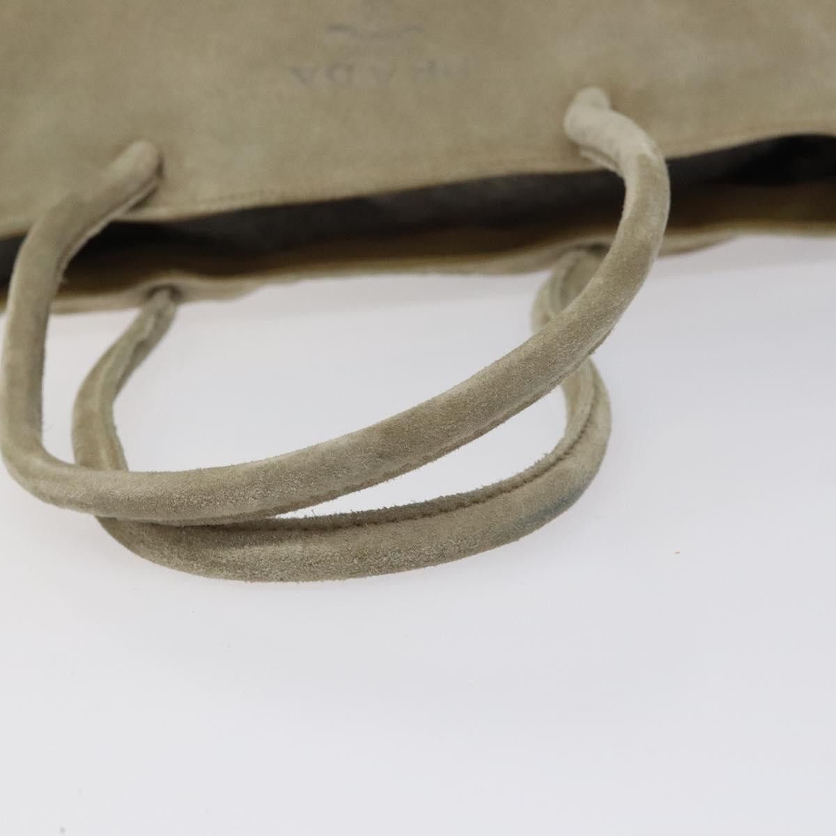 Prada Beige Suede Tote Bag (Pre-Owned) Size ONE SIZE - 5 Thumbnail