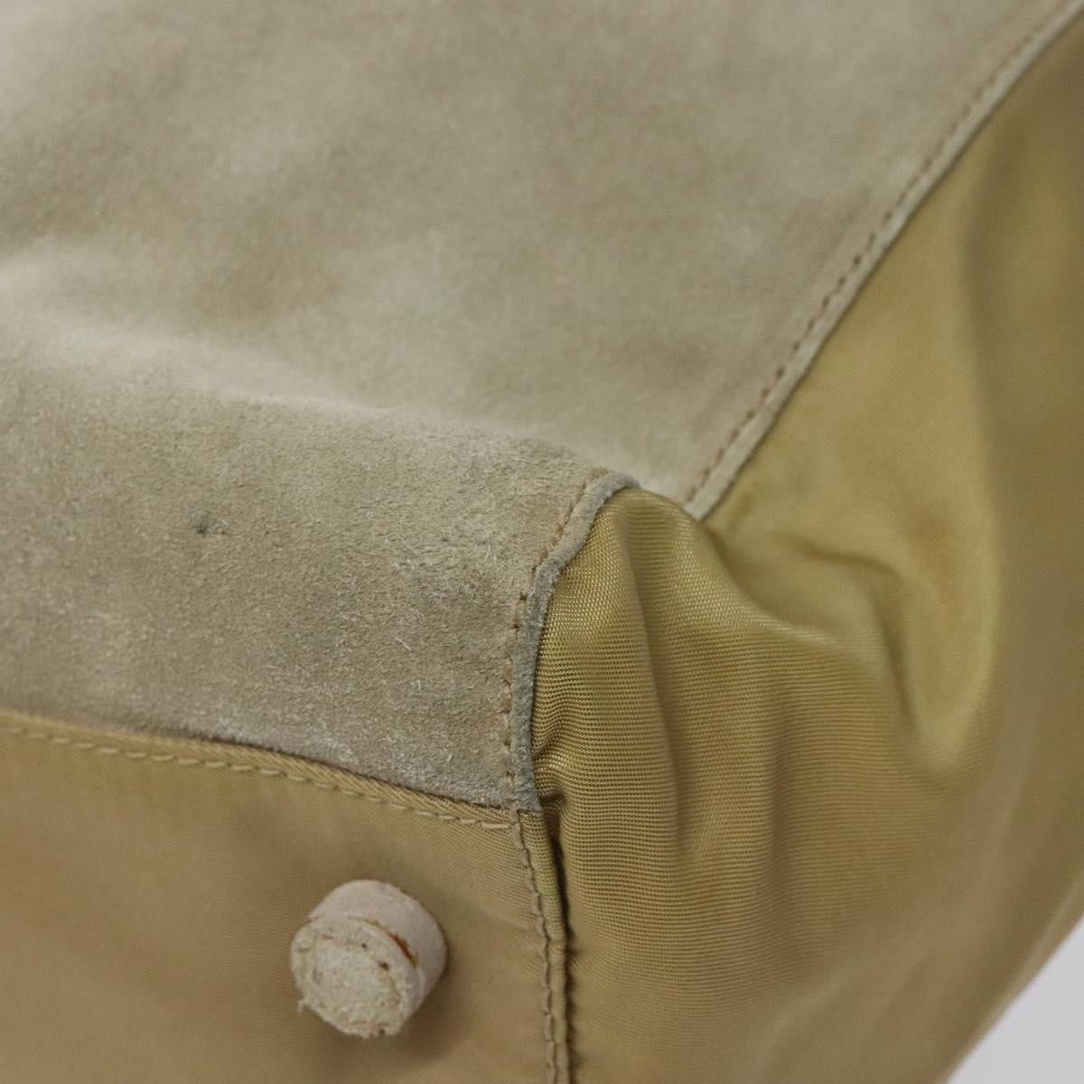 Prada Beige Suede Tote Bag (Pre-Owned) Size ONE SIZE - 7 Thumbnail