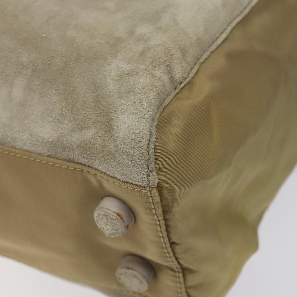 Prada Beige Suede Tote Bag (Pre-Owned) Size ONE SIZE - 9 Thumbnail