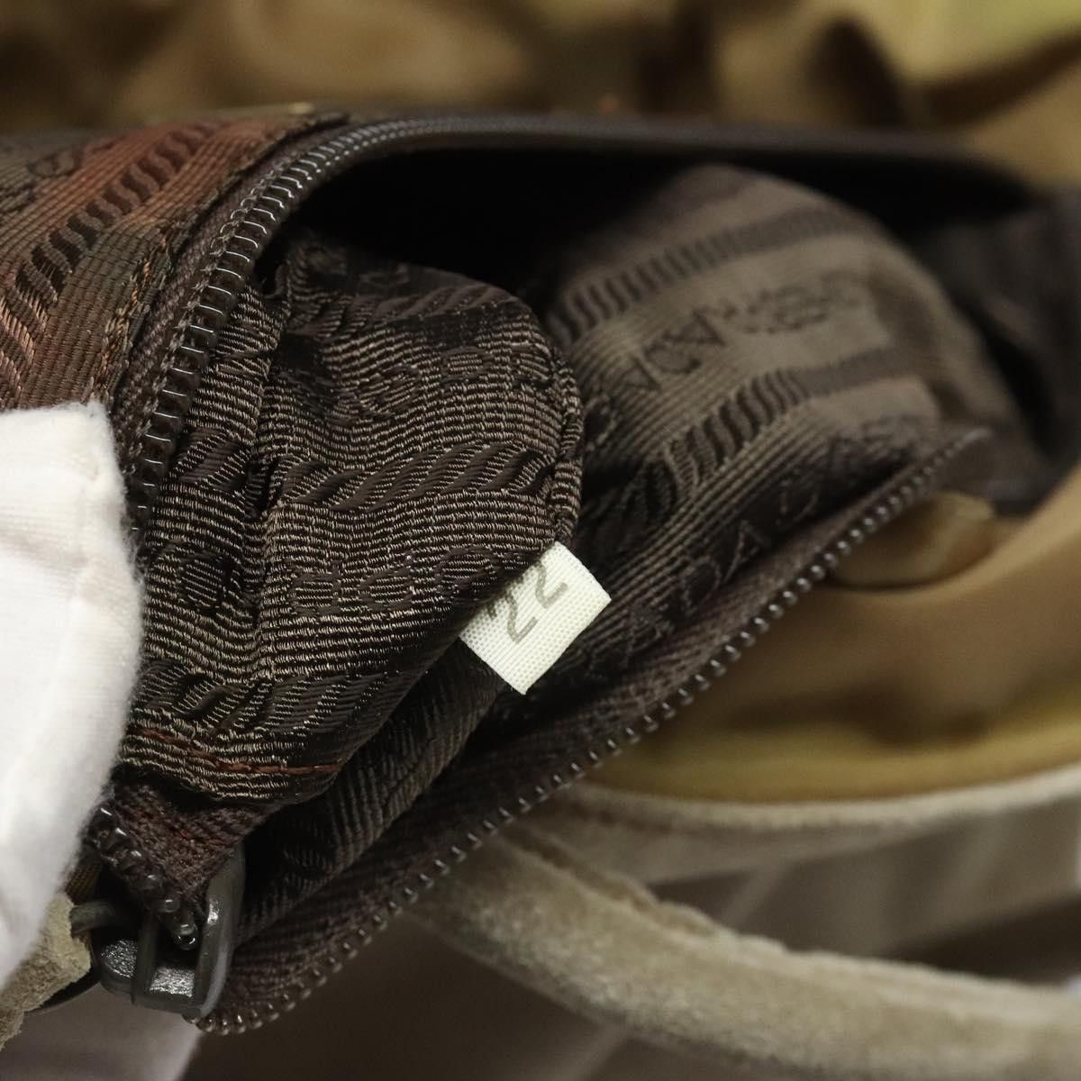 Prada Beige Suede Tote Bag (Pre-Owned) Size ONE SIZE - 13 Thumbnail