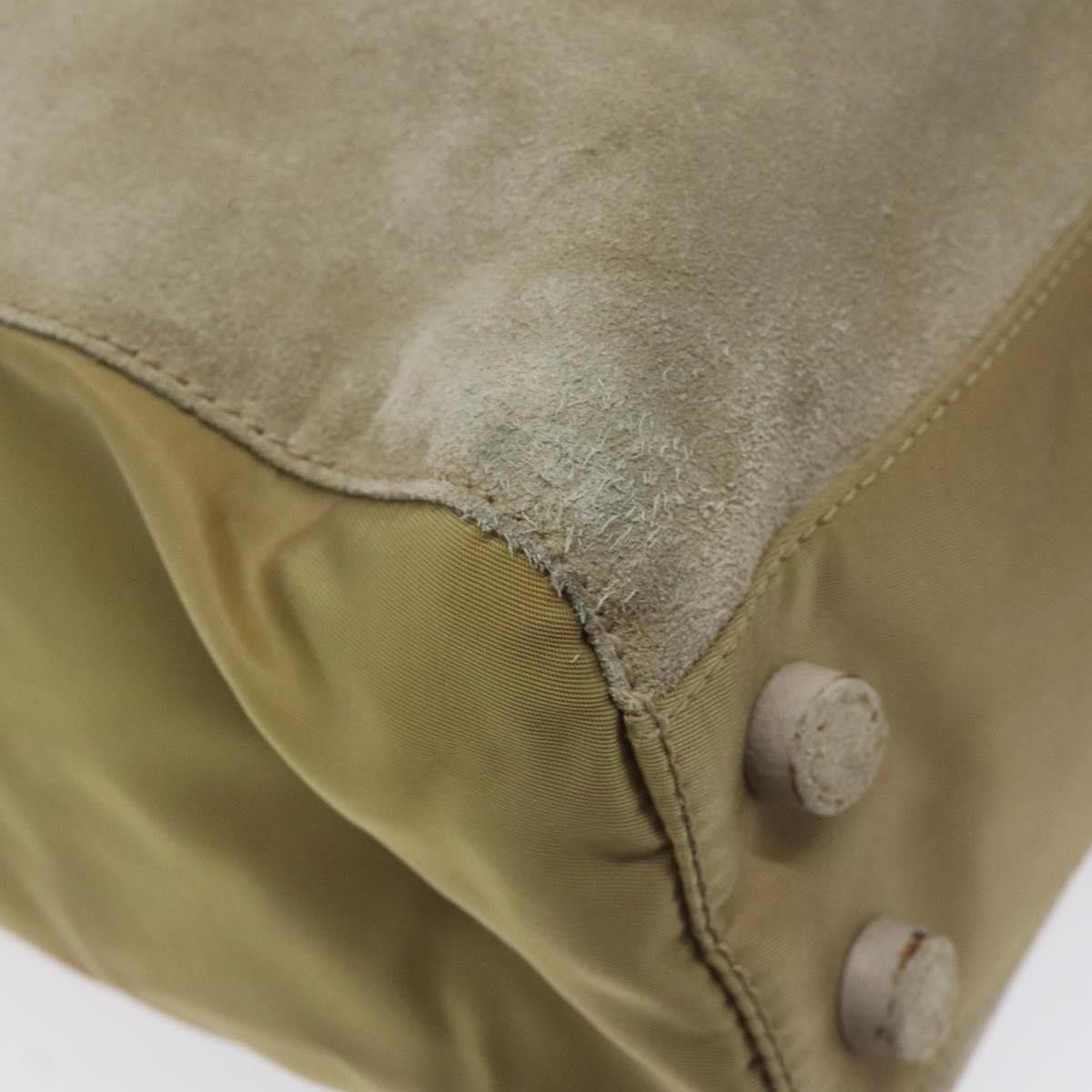 Prada Beige Suede Tote Bag (Pre-Owned) Size ONE SIZE - 8 Thumbnail