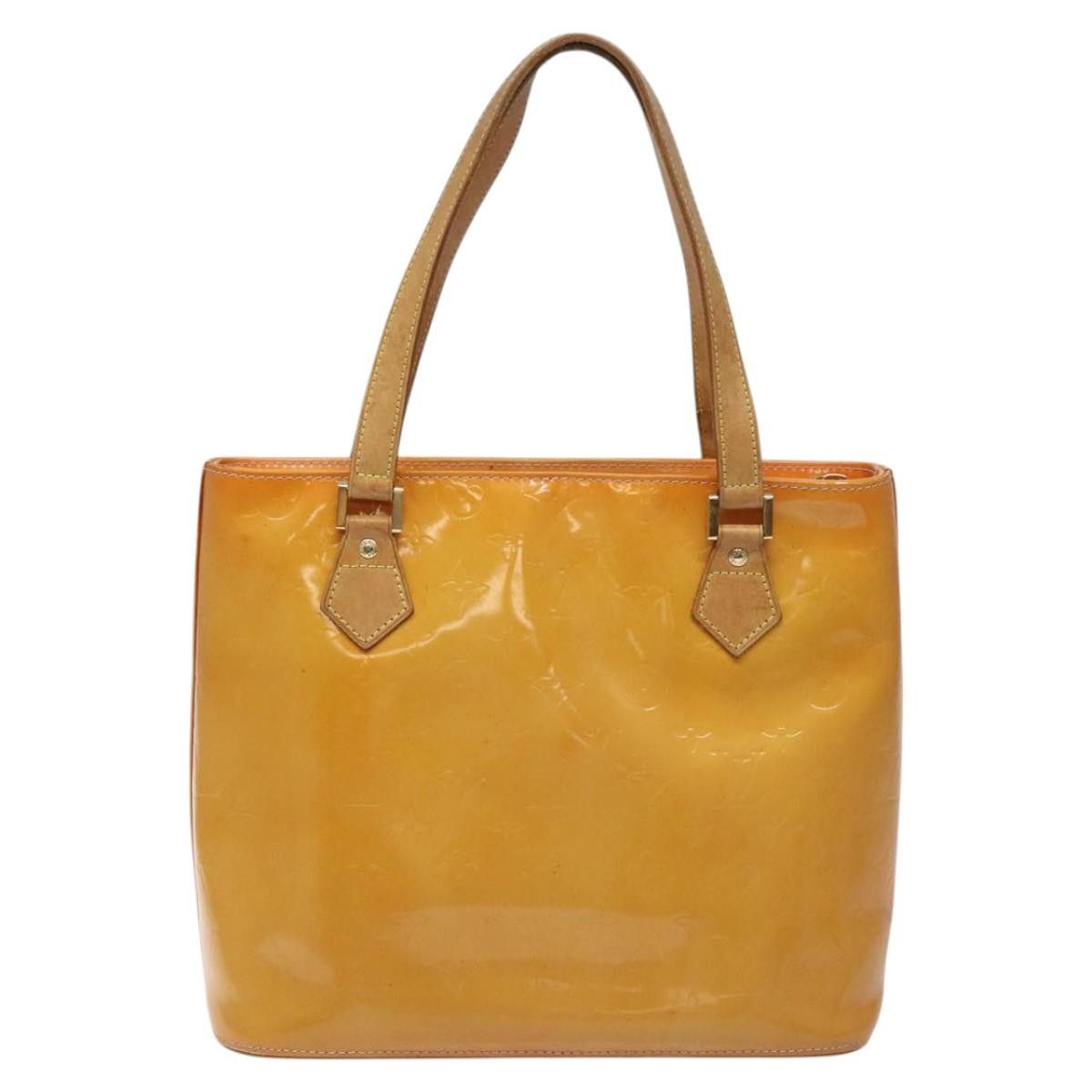 Louis Vuitton Houston Yellow Patent Leather Handbag (Pre-Owned) Size ONE SIZE - 2 Thumbnail