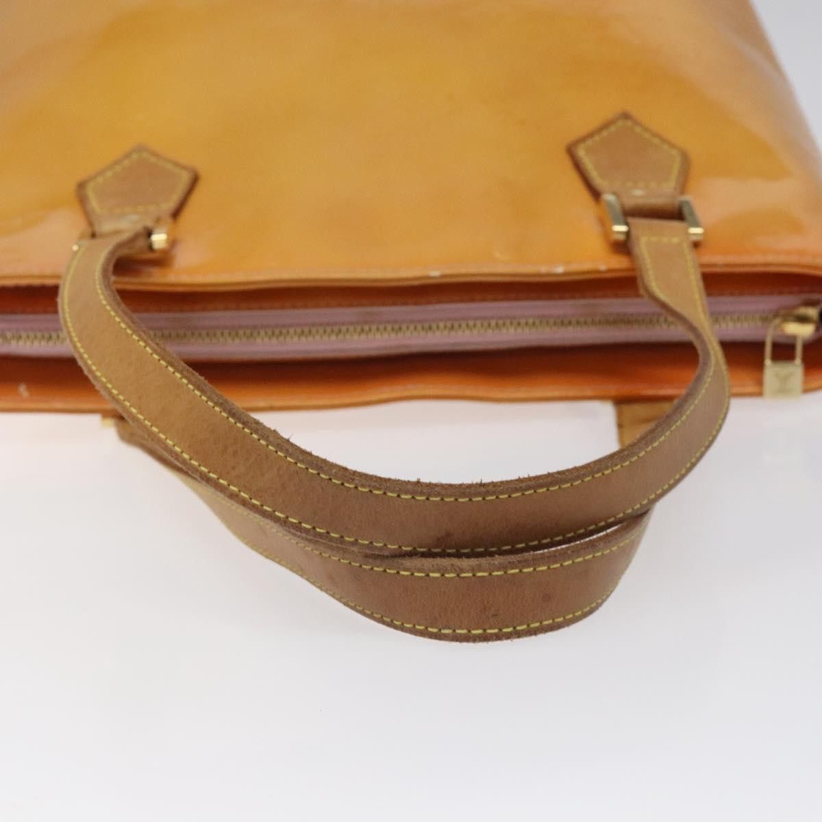 Louis Vuitton Houston Yellow Patent Leather Handbag (Pre-Owned) Size ONE SIZE - 6 Thumbnail