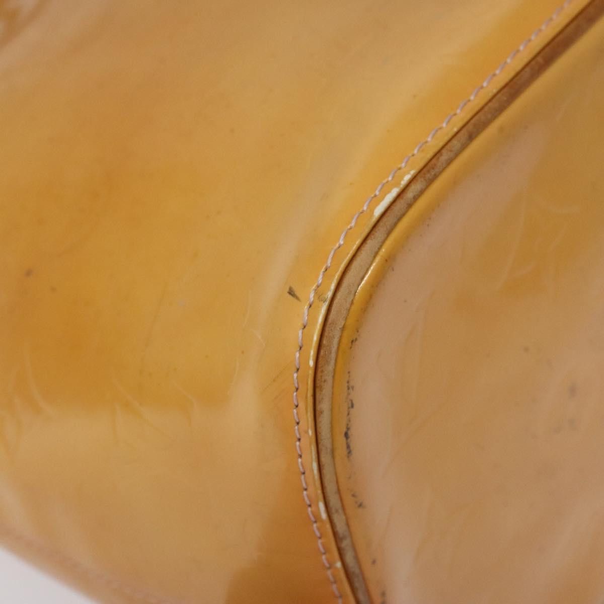 Louis Vuitton Houston Yellow Patent Leather Handbag (Pre-Owned) Size ONE SIZE - 8 Thumbnail
