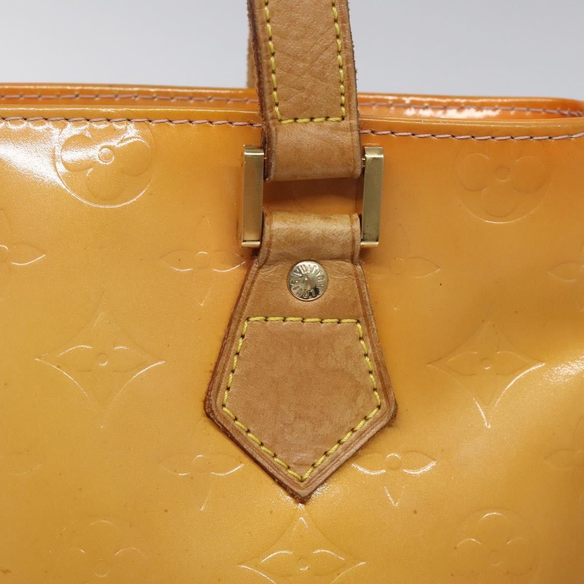 Louis Vuitton Houston Yellow Patent Leather Handbag (Pre-Owned) Size ONE SIZE - 17 Thumbnail