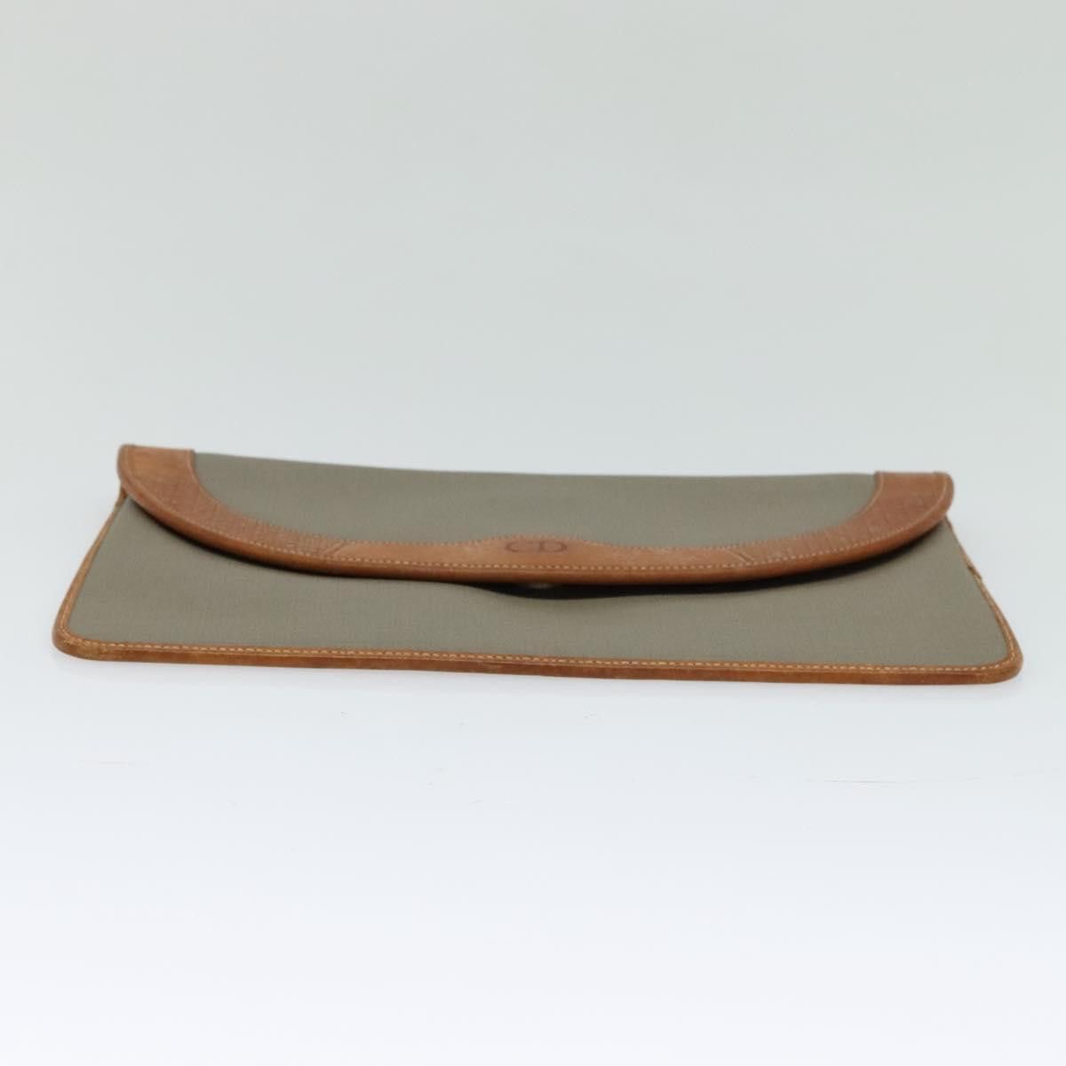 Dior Oblique Grey Canvas Clutch Bag (Pre-Owned) Size ONE SIZE - 15 Thumbnail