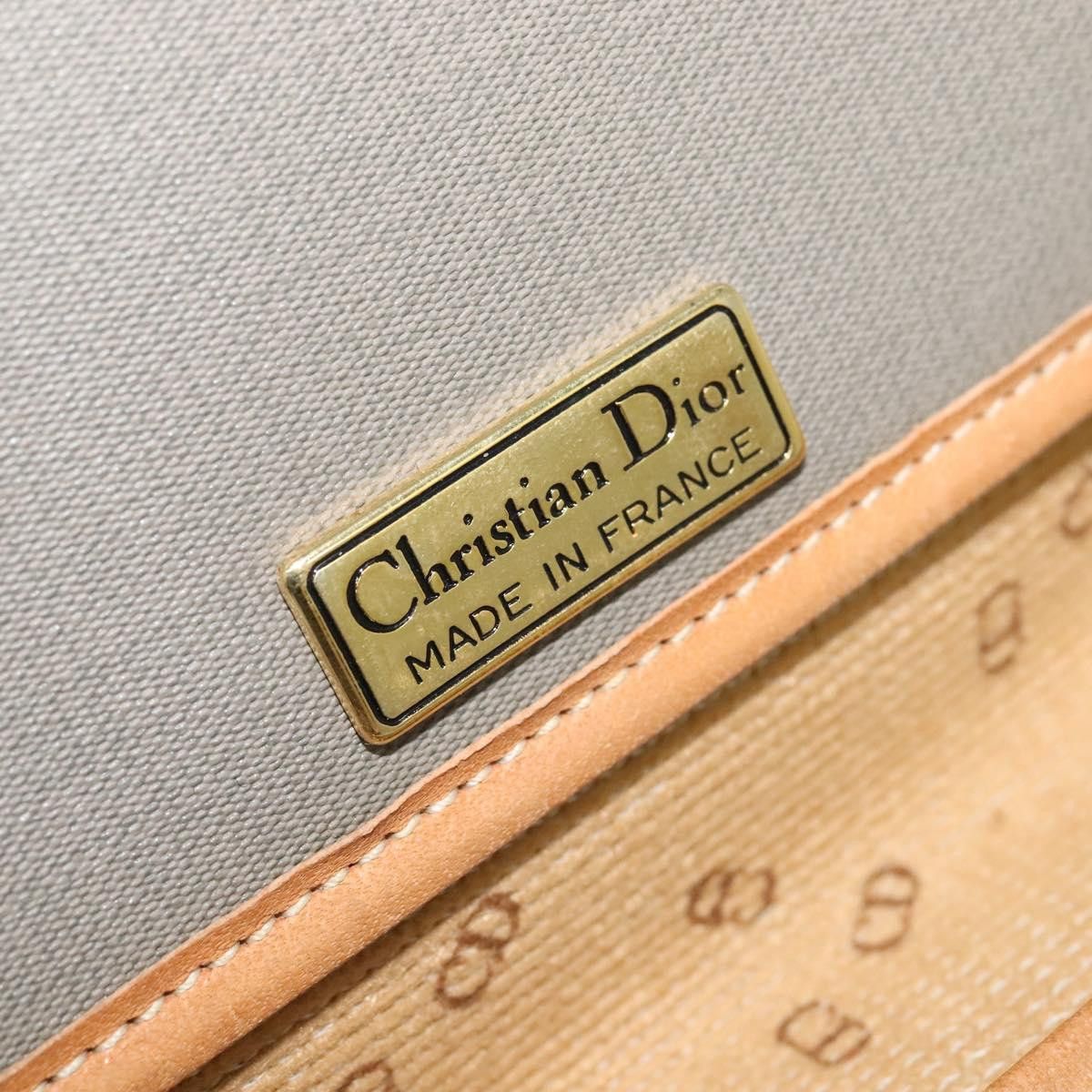 Dior Oblique Grey Canvas Clutch Bag (Pre-Owned) Size ONE SIZE - 10 Thumbnail