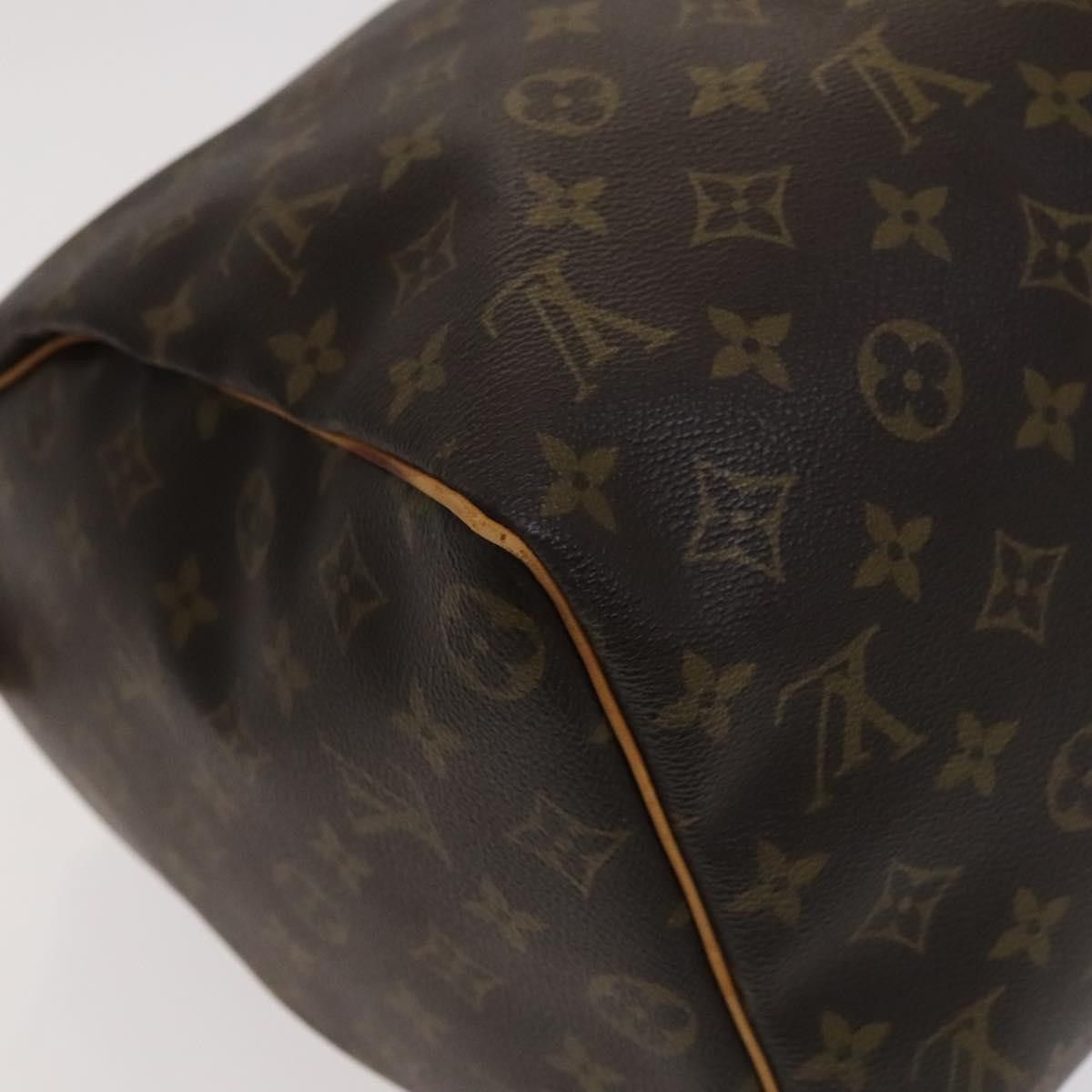 Louis Vuitton Keepall 45 Brown Canvas Travel Bag (Pre-Owned) Size ONE SIZE - 10 Thumbnail