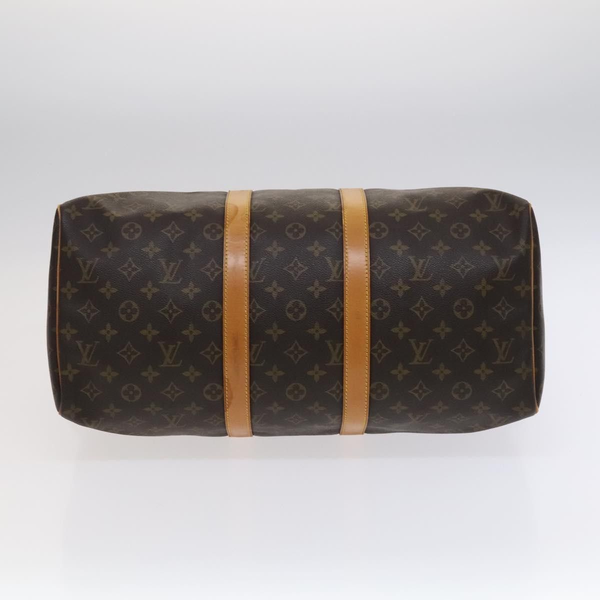 Louis Vuitton Keepall 45 Brown Canvas Travel Bag (Pre-Owned) Size ONE SIZE - 7 Thumbnail