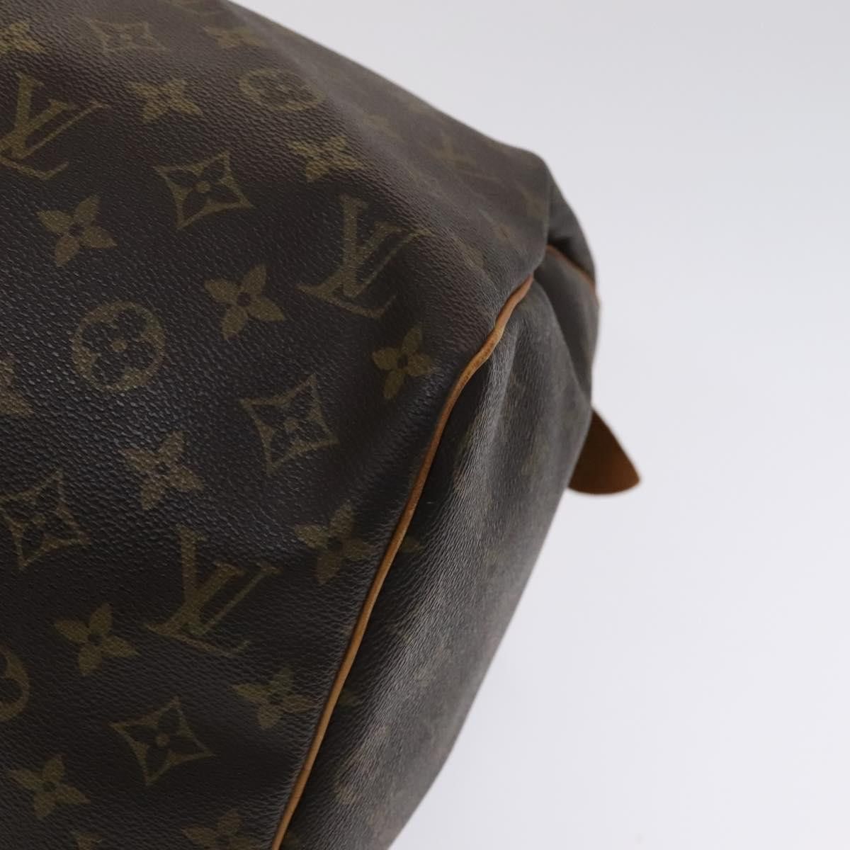 Louis Vuitton Keepall 45 Brown Canvas Travel Bag (Pre-Owned) Size ONE SIZE - 8 Thumbnail