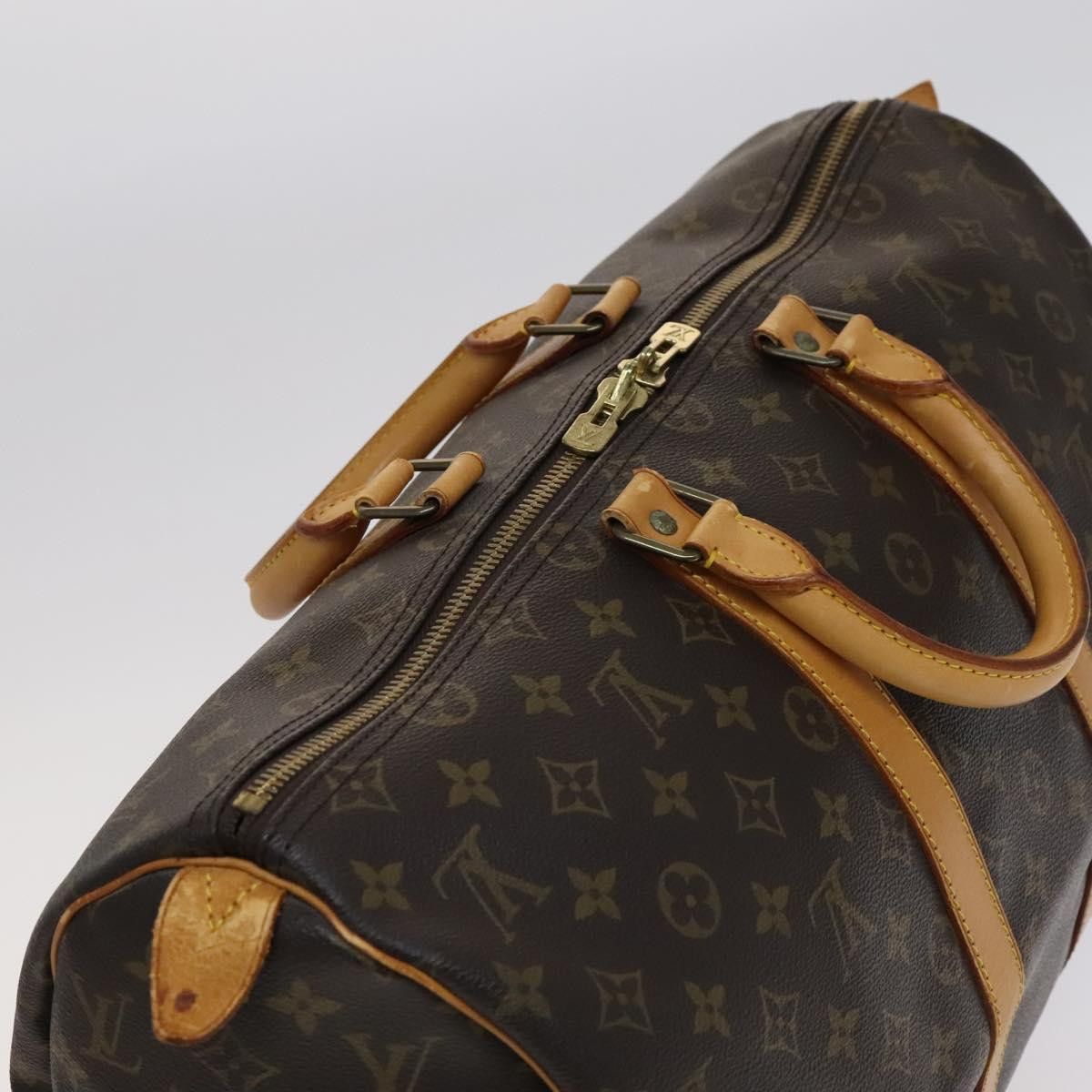 Louis Vuitton Keepall 45 Brown Canvas Travel Bag (Pre-Owned) Size ONE SIZE - 20 Thumbnail