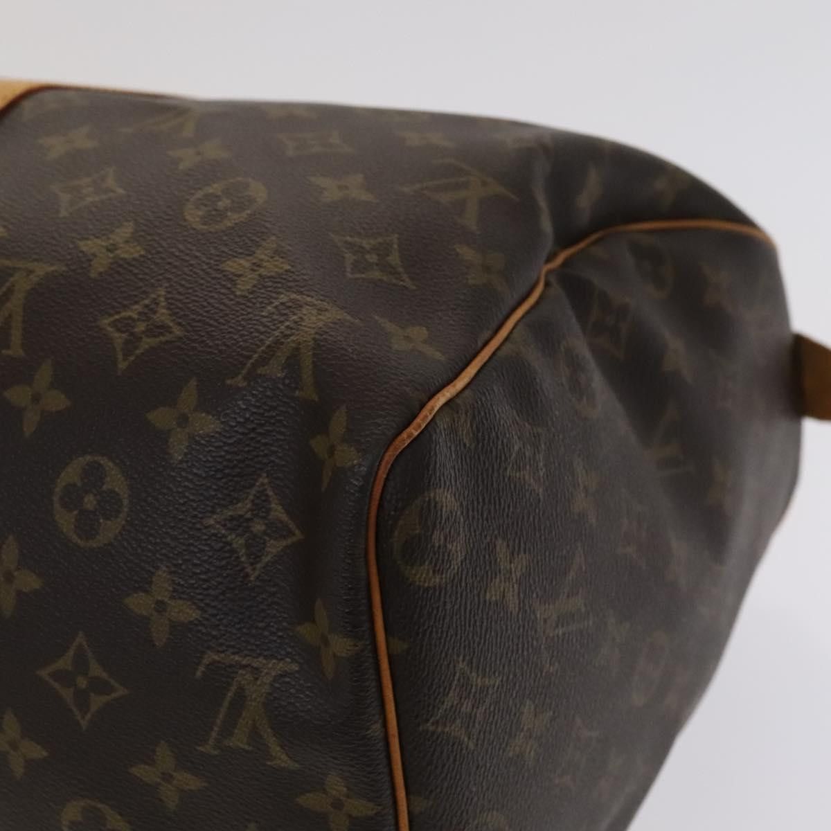 Louis Vuitton Keepall 45 Brown Canvas Travel Bag (Pre-Owned) Size ONE SIZE - 11 Thumbnail