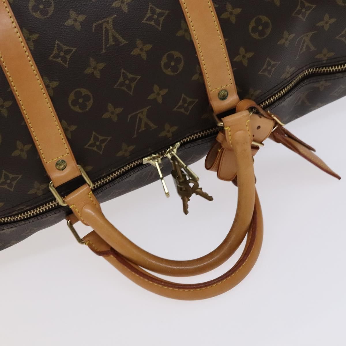 Louis Vuitton Keepall 60 Brown Canvas Travel Bag (Pre-Owned) Size ONE SIZE - 6 Thumbnail