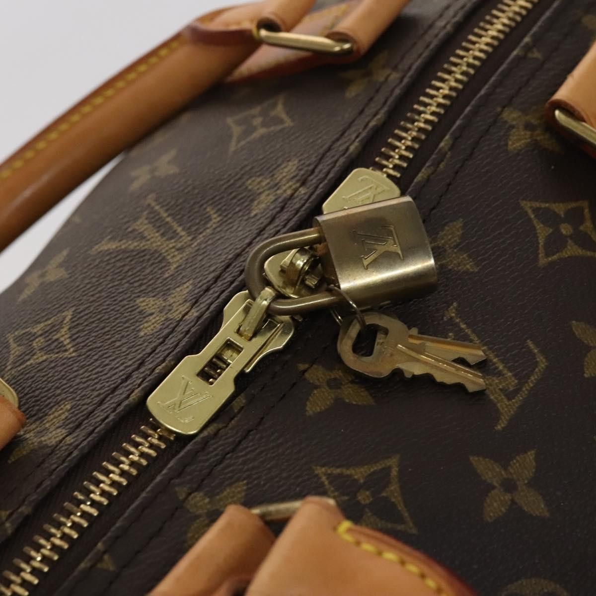 Louis Vuitton Keepall 60 Brown Canvas Travel Bag (Pre-Owned) Size ONE SIZE - 12 Thumbnail