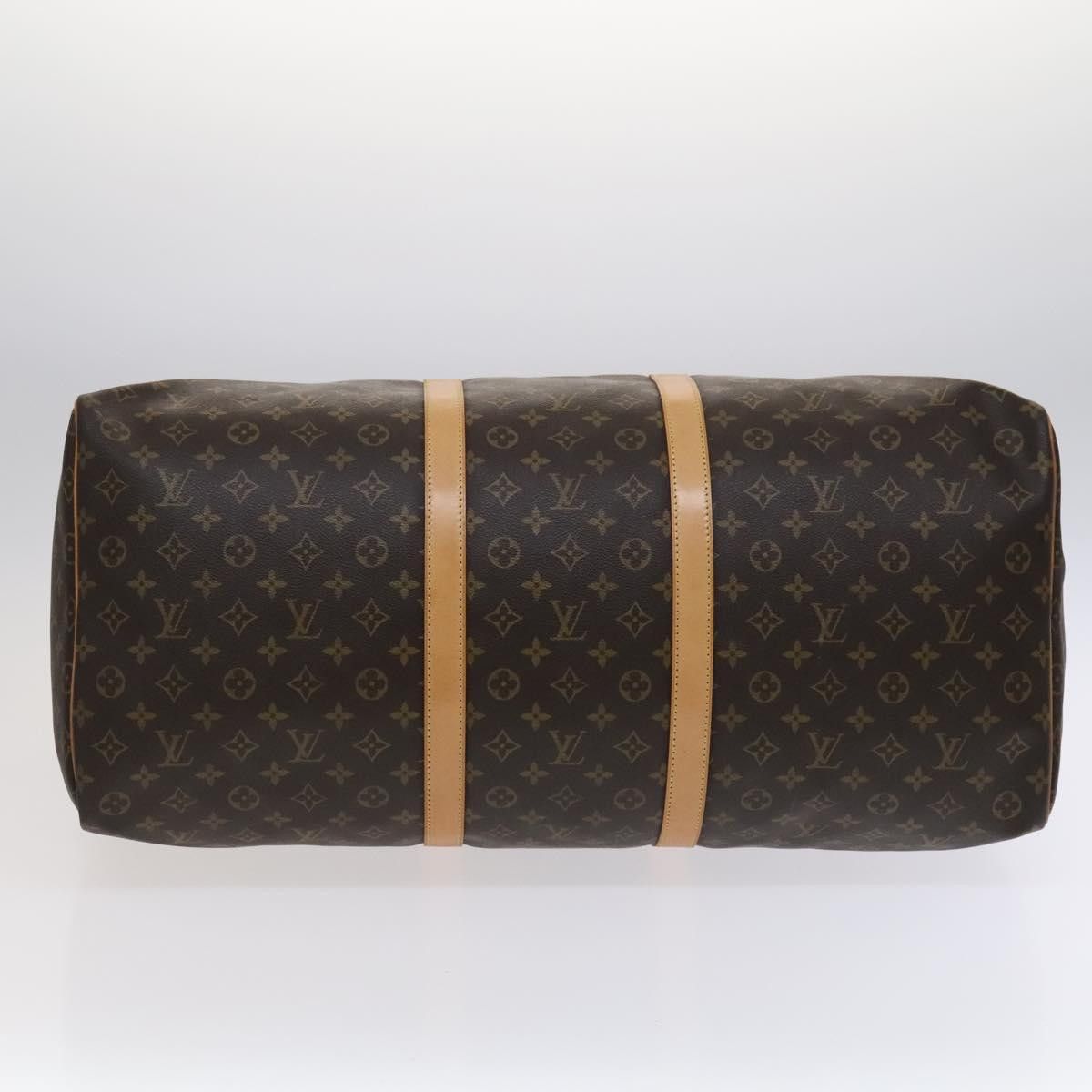 Louis Vuitton Keepall 60 Brown Canvas Travel Bag (Pre-Owned) Size ONE SIZE - 7 Thumbnail