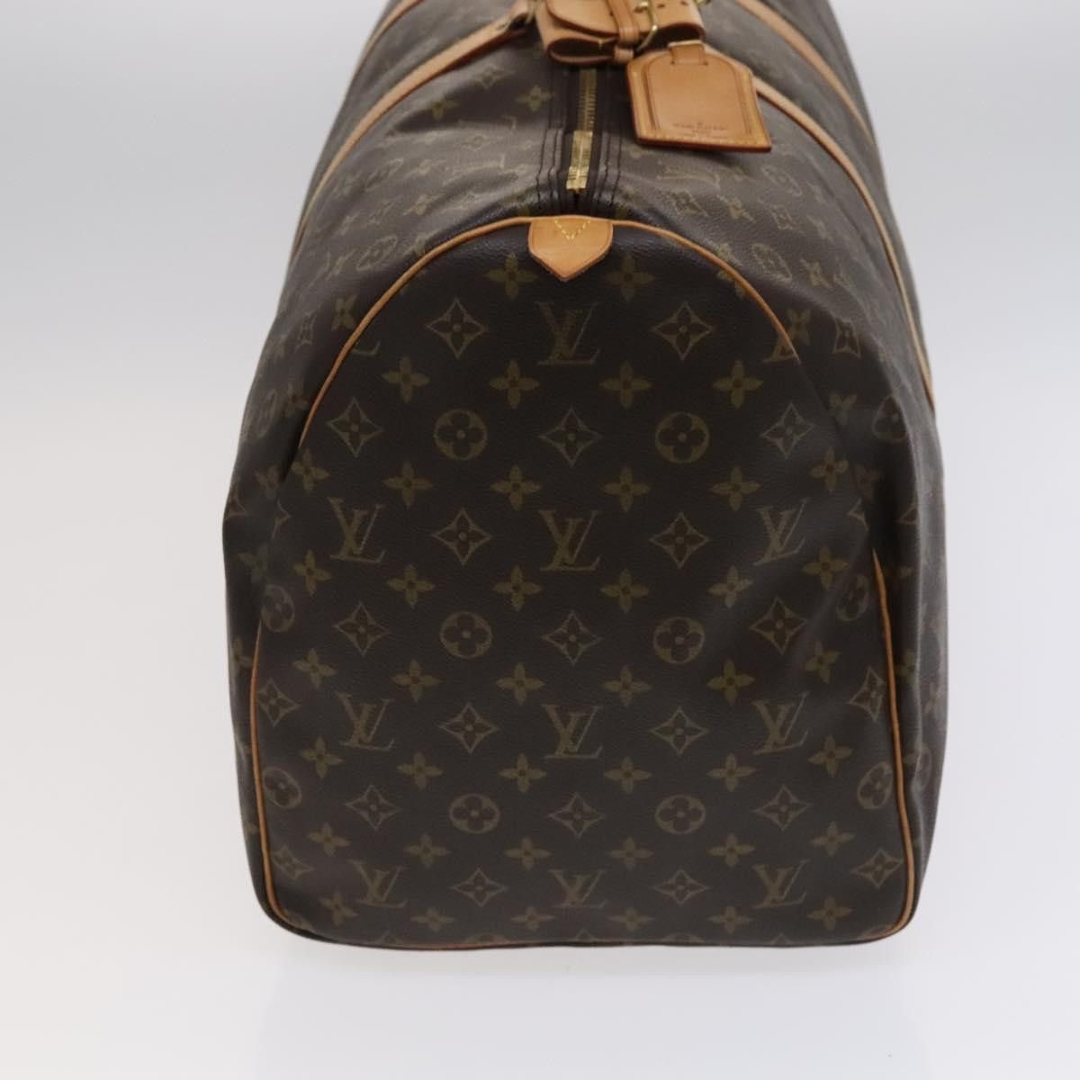 Louis Vuitton Keepall 60 Brown Canvas Travel Bag (Pre-Owned) Size ONE SIZE - 4 Thumbnail